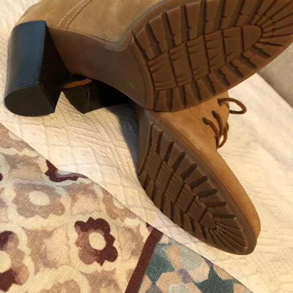 Genkek tan suede boots size 8 new - Picture 4 of 8